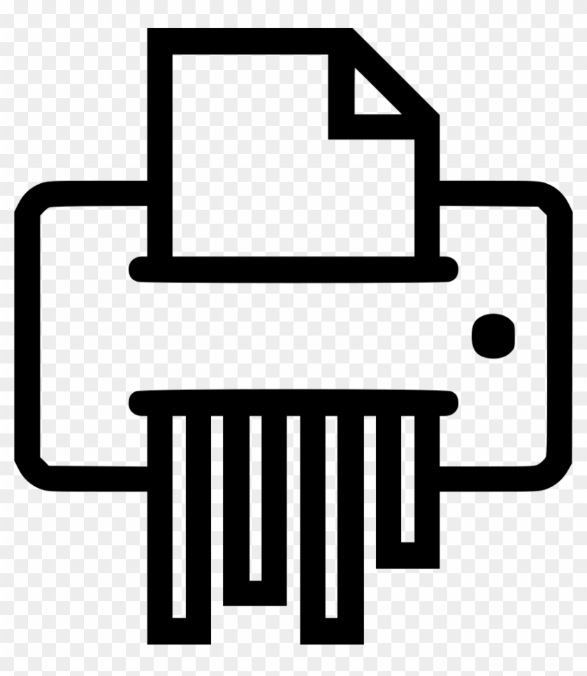 Paper Shredder Comments - Paper Shredder Icon Png Clipart #3813234
