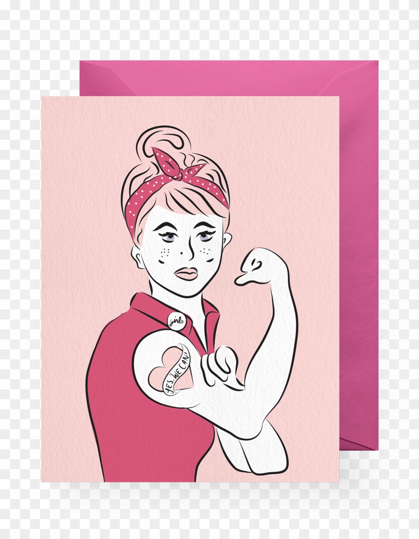 Rad Rosie - Illustration Clipart #3813335