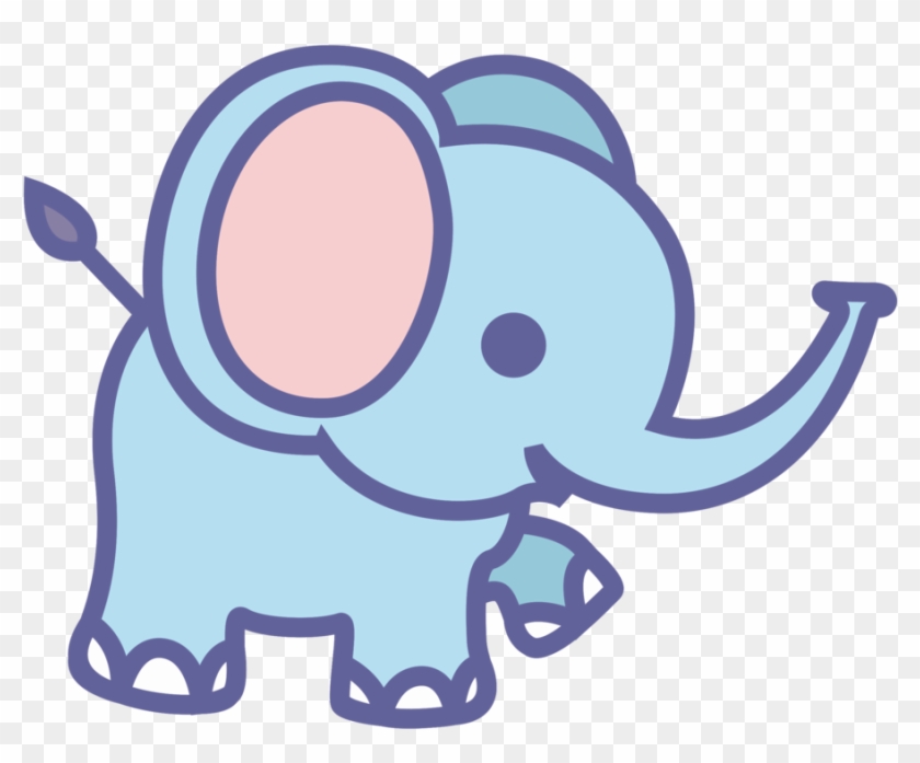 Elephant Drawing Cartoon Cuteness Painting - Cute Elephant Png Cartoon Clipart #3813452