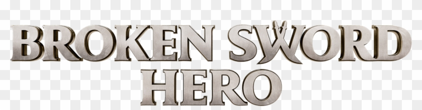 Broken Sword Hero - Calligraphy Clipart