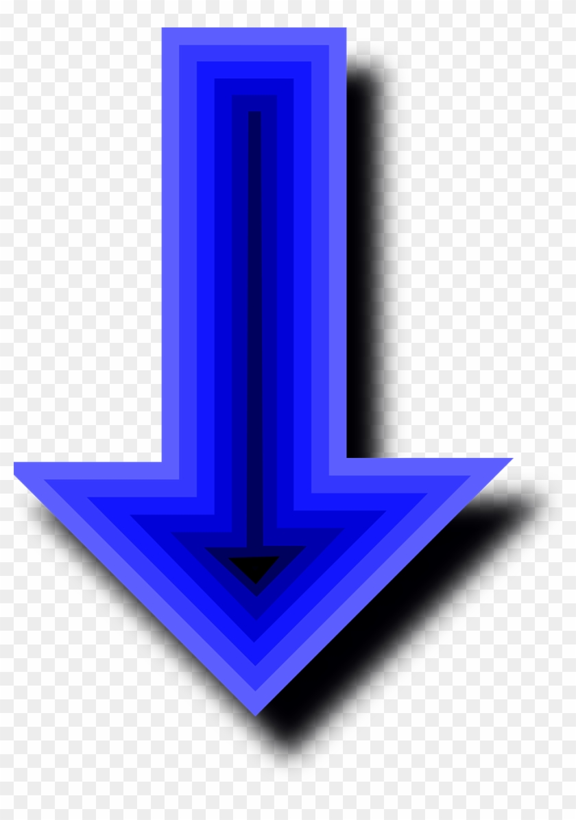 Arrows Blue Down Pointing Png Image - Arrow Clip Art Transparent Png