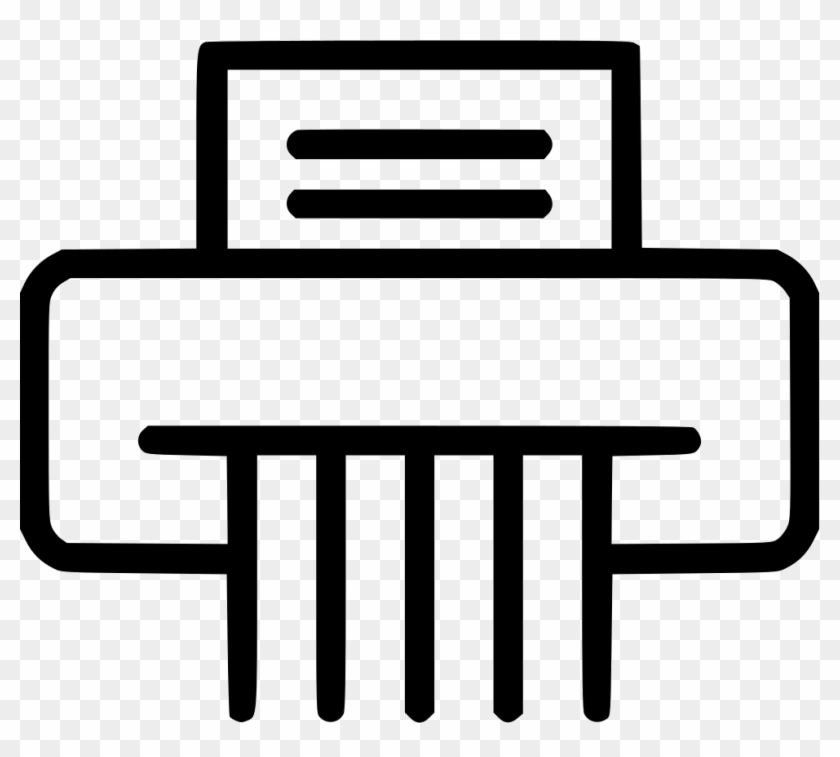 Paper Shredder Document Delete Comments Clipart