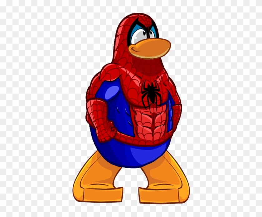 Hombre Araña - Club Penguin Spiderman Clipart #3814020