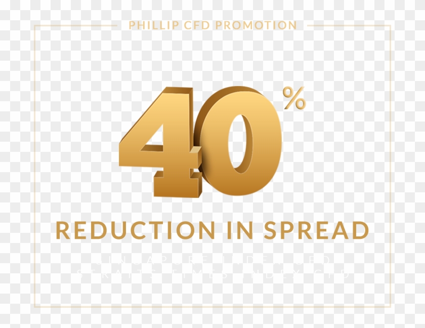 40% Reduction In Spread For Sg Indices - Graphic Design Clipart #3814072