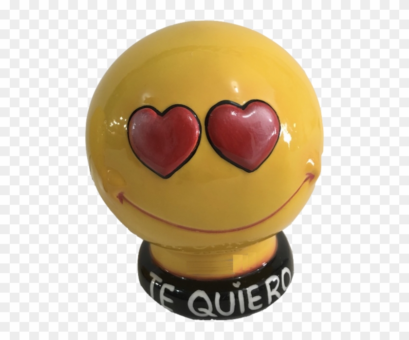 Alcancía Emoji Ojos Corazón - Figurine Clipart #3814290