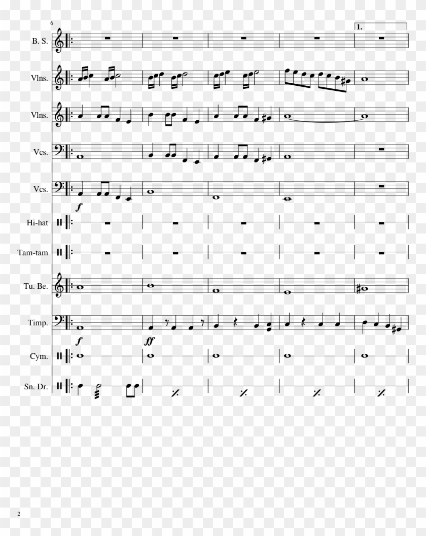 Broken Hero's Sword Sheet Music Composed By Jordan - Sheet Music Clipart