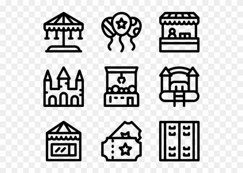 Amusement Park - Postpaid Icon Clipart #3814321