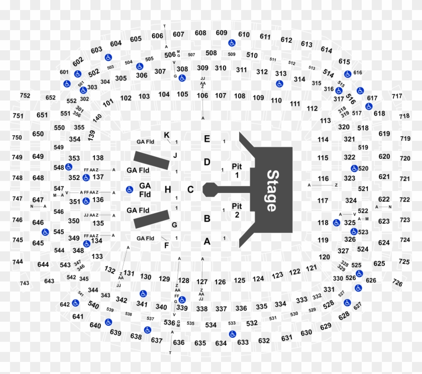 The Rolling Stones - Nrg Section 106 Row Dd Clipart