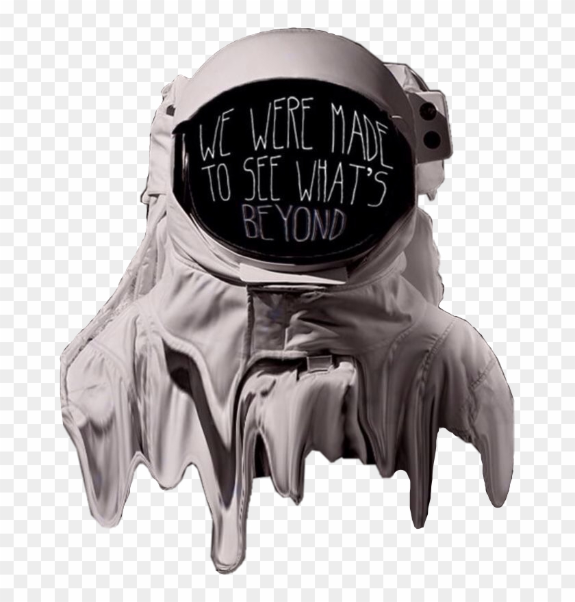 #astronaut #space #tumblr #glitch #alternative #spaceman - Space Suit Helmet Png Clipart #3814848