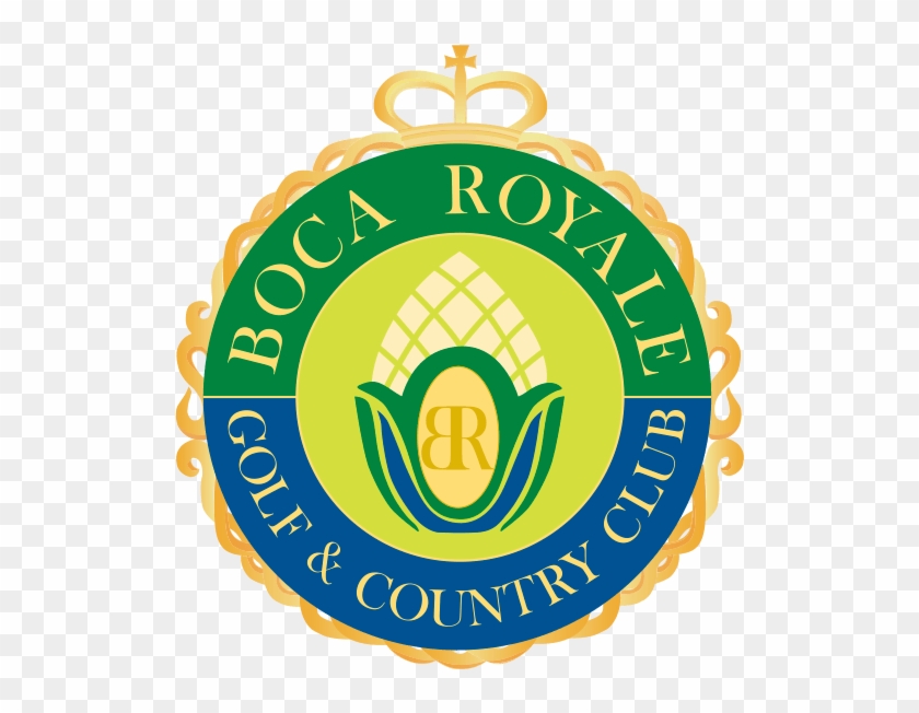 Boca Royale Golf & Country Club - Emblem Clipart #3814965