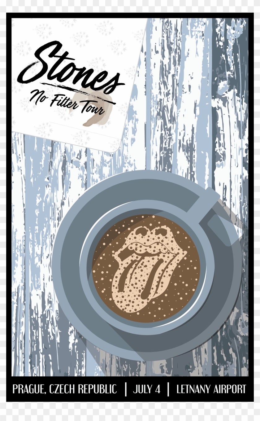 This Poster Design Is Based On The Rolling Stones - Poster Clipart #3814974
