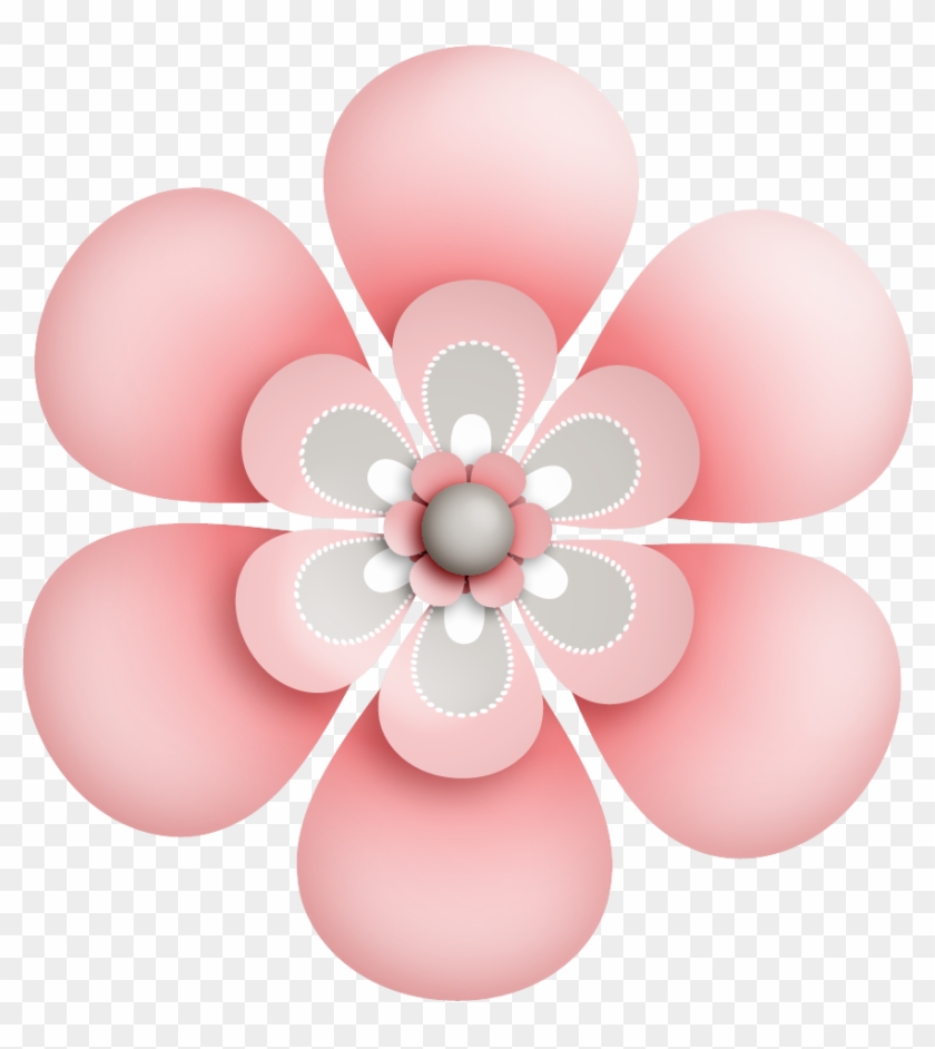 B *✿* Vintage Flowers, Digital Scrapbooking, Scrapbooking Clipart