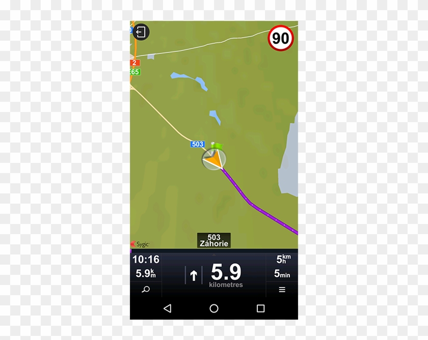 Eco Driving Score - Map Clipart