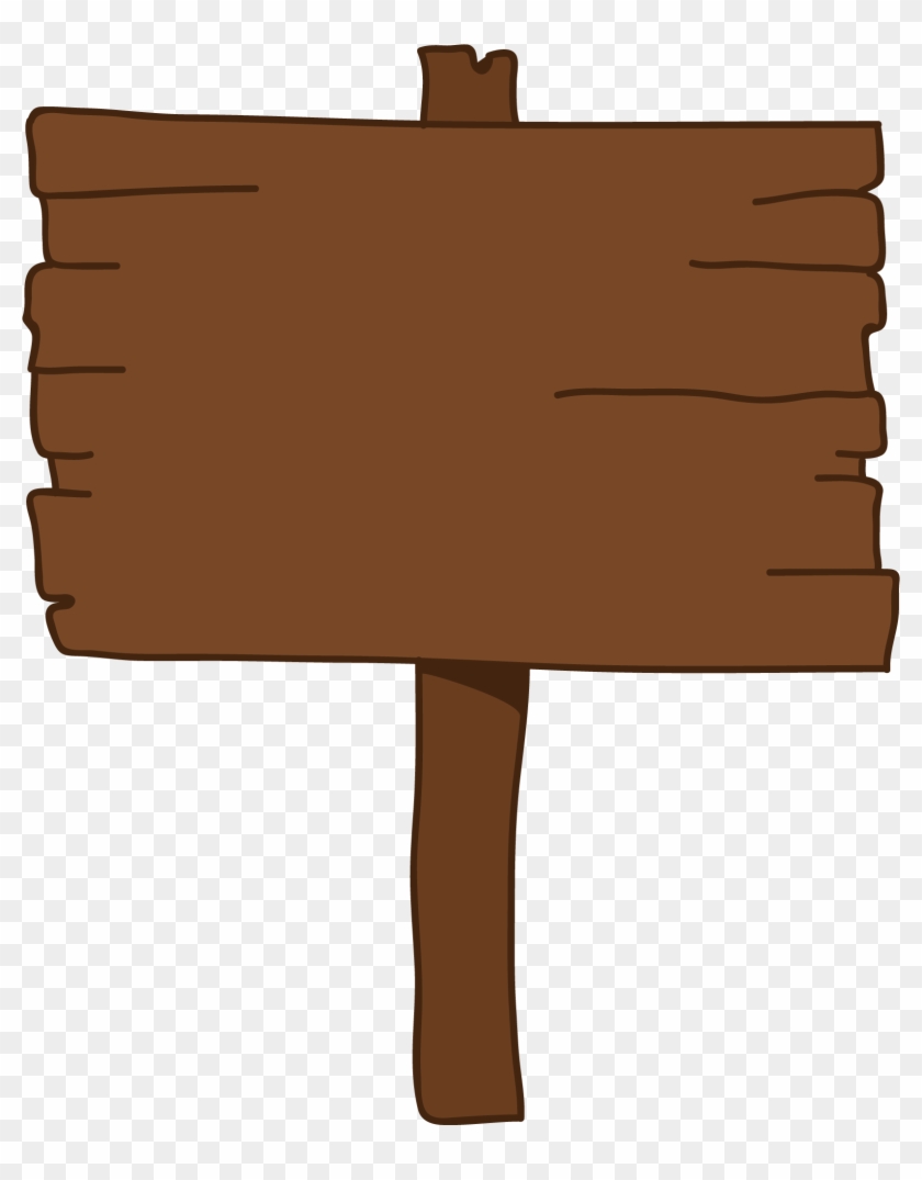 Cartoon, Sign, Animation, Shoulder, Brown Png Image - Cartoon Wood Sign Png Clipart