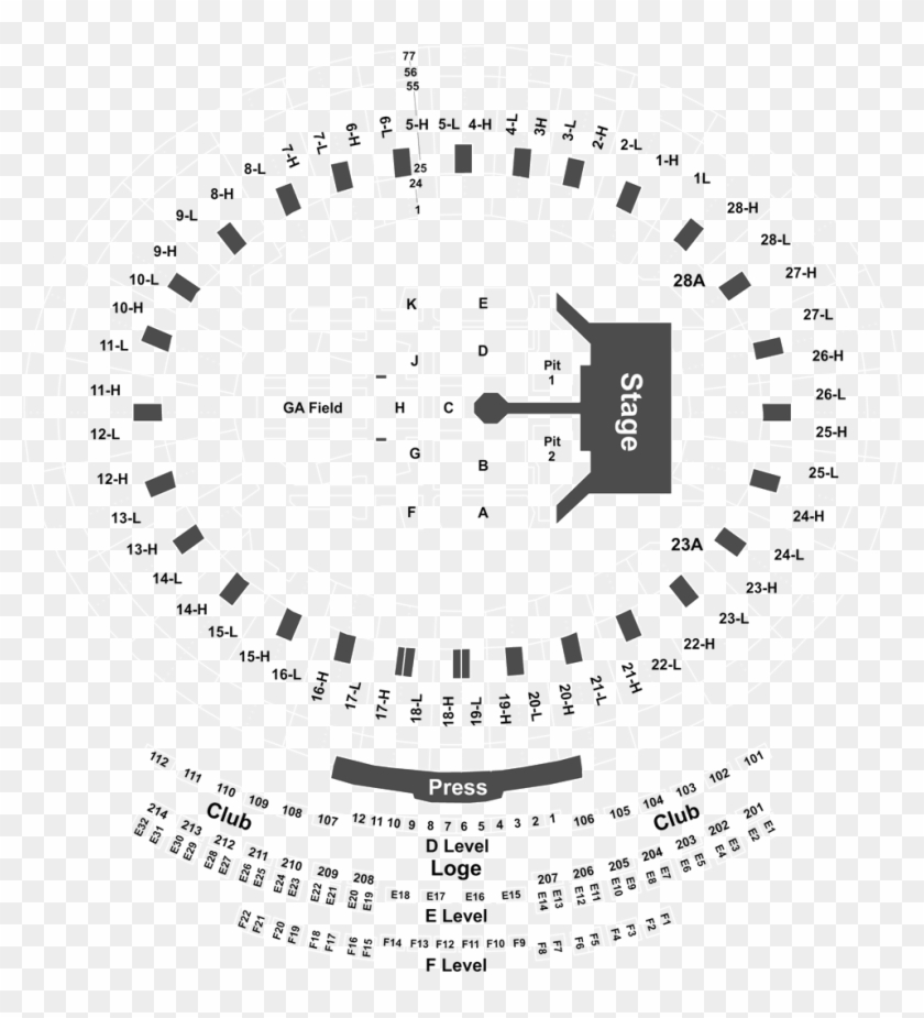 Rose Bowl Section 6l View Clipart #3815186