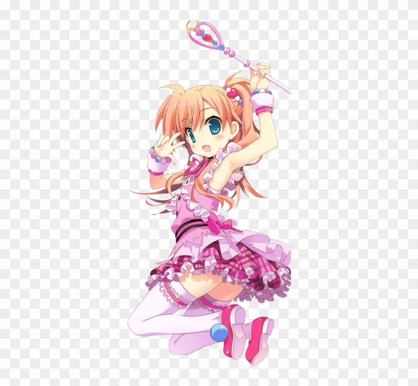 Anime, Anime Girl, Kawaii, Pink, Skirt - Anime Png Chica Kawaii Clipart