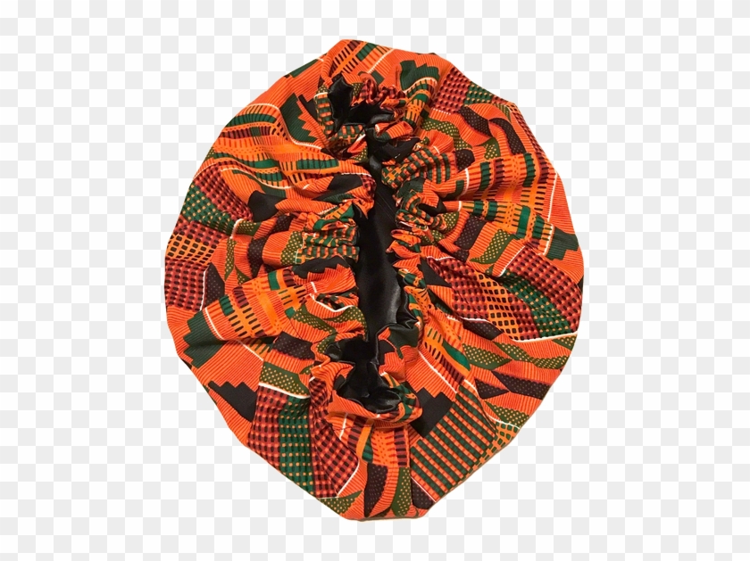 Cotton African Print Fabric Lined With Black Satin - Motif Clipart