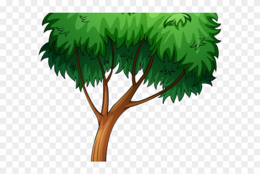 Tree With A Bird Clipart