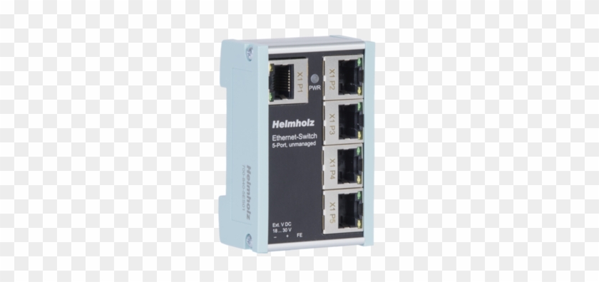 Unmanaged Industrial Ethernet Switch, 5 Port - Unmanaged Clipart #3815884