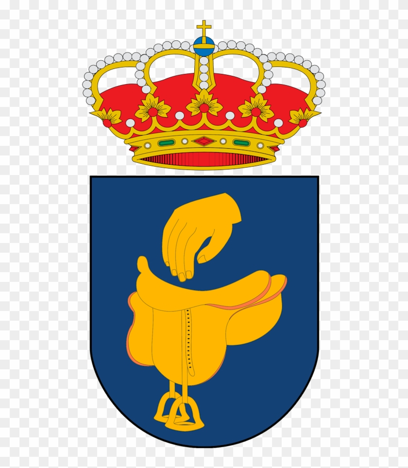 Escudo De Azur, Una Silla De Montar De Oro, Surmontada - Escudo De Manila Clipart