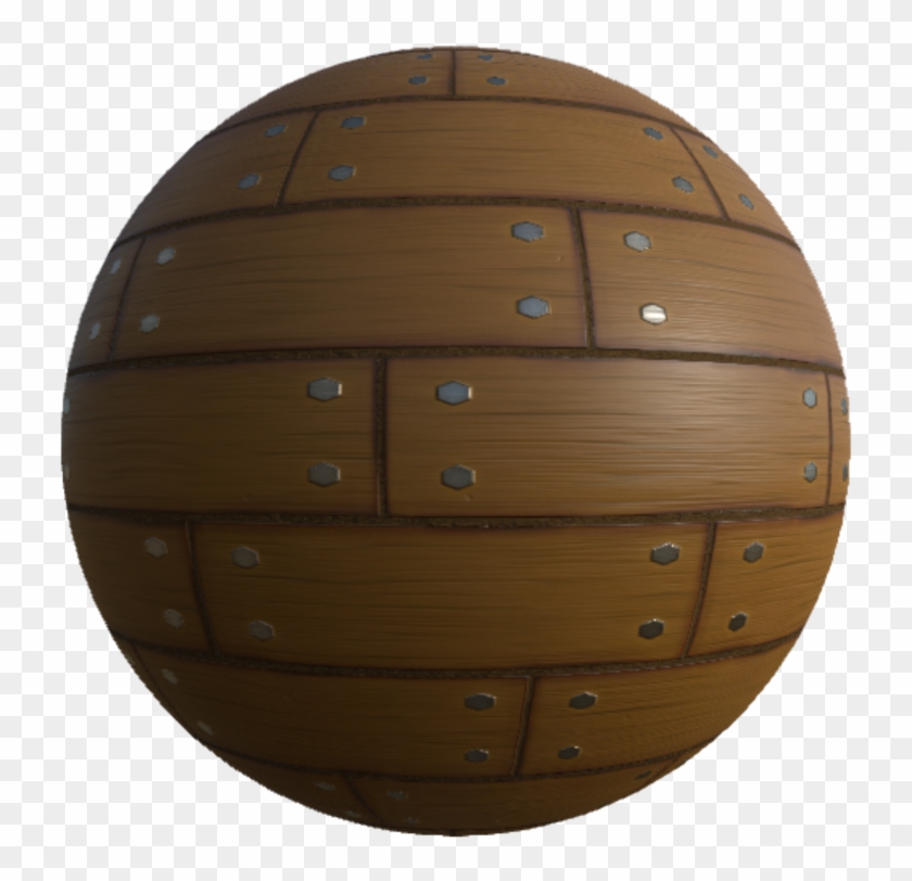 Stylized Wood Planks Metallic - Plywood Clipart