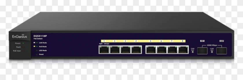 Engenius Egs5110p 8 Port Gigabit Poe Smart Switch With - Ethernet Hub Clipart