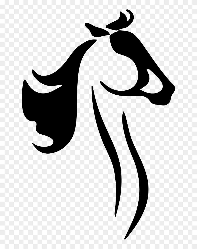 Horse With Artistic Lines Variant Comments - Graphics Clipart