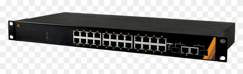 26-port Rackmount Industrial Gigabit Poe Ethernet Switch - Docking Station Clipart #3816055