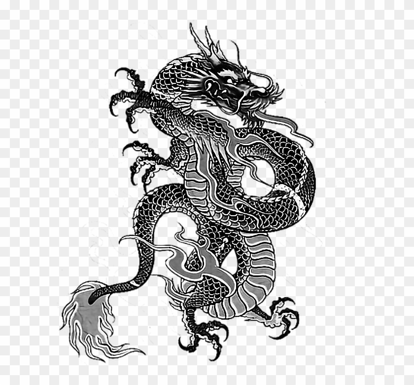 #tattoo #irezumi #dragon #dragonballz #yakuza #ninja - Chinese Dragon Png Transparent Clipart #3816080