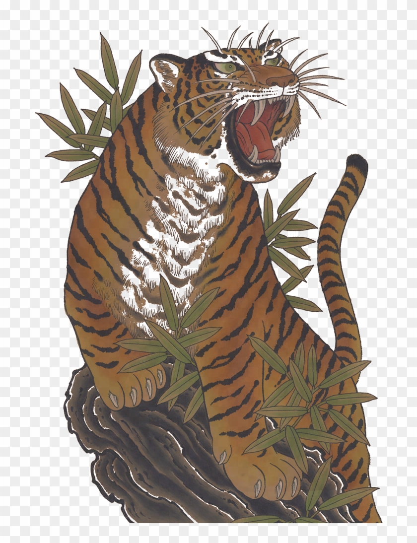 Taiga Saejima S - Yakuza Game Tiger Tattoo Clipart #3816317