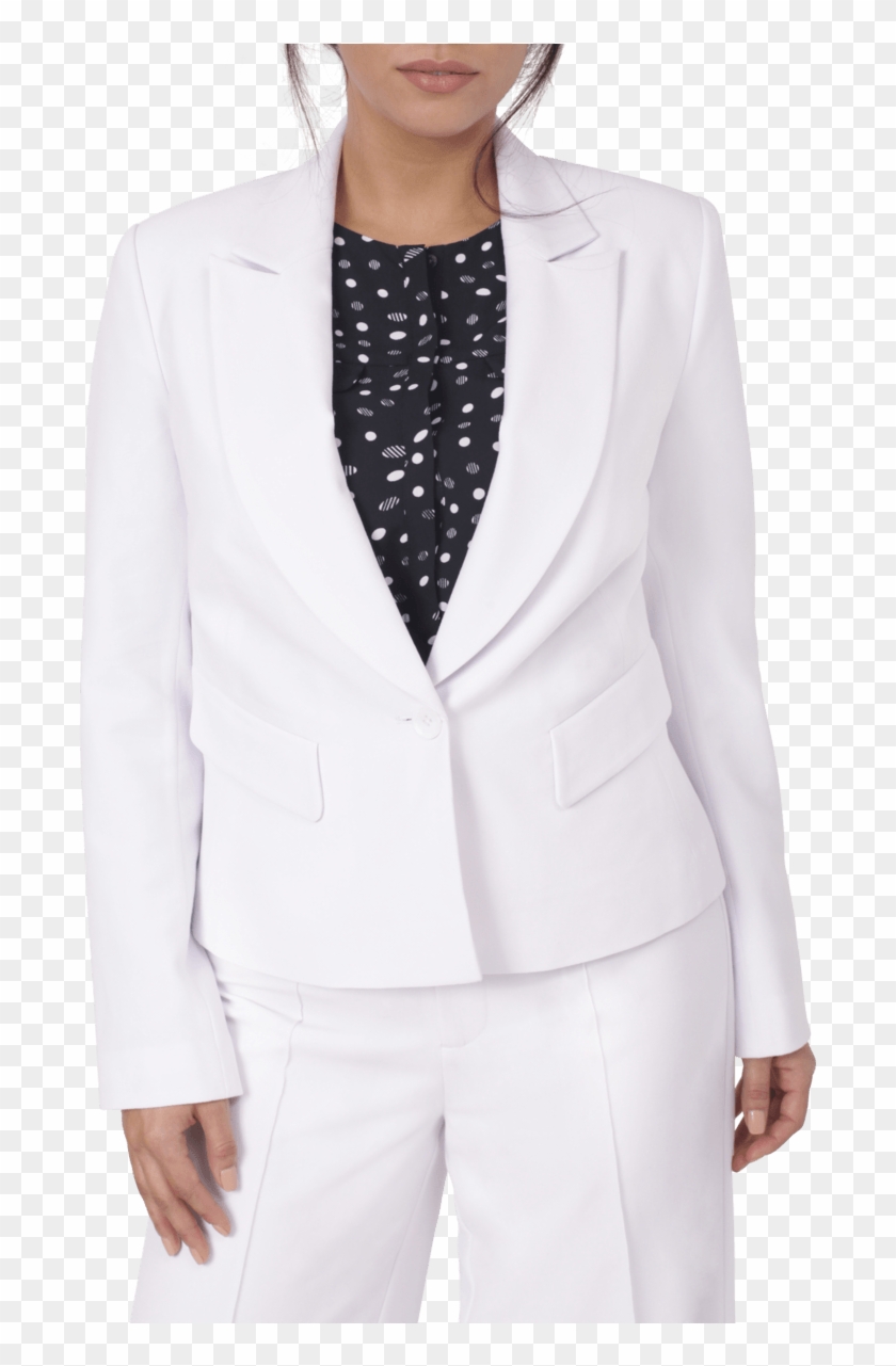 Next - Eva Longoria White Pant Suit Clipart