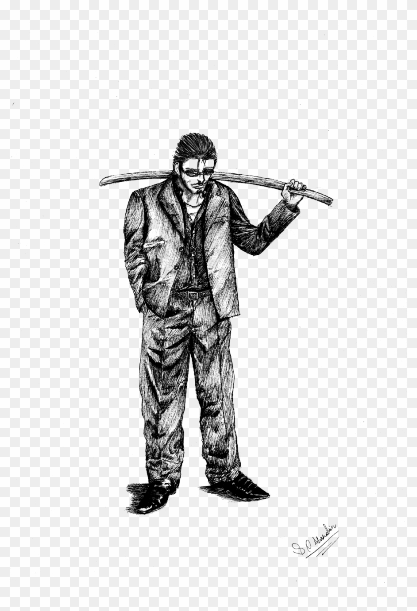 Yakuza - Sketch Clipart