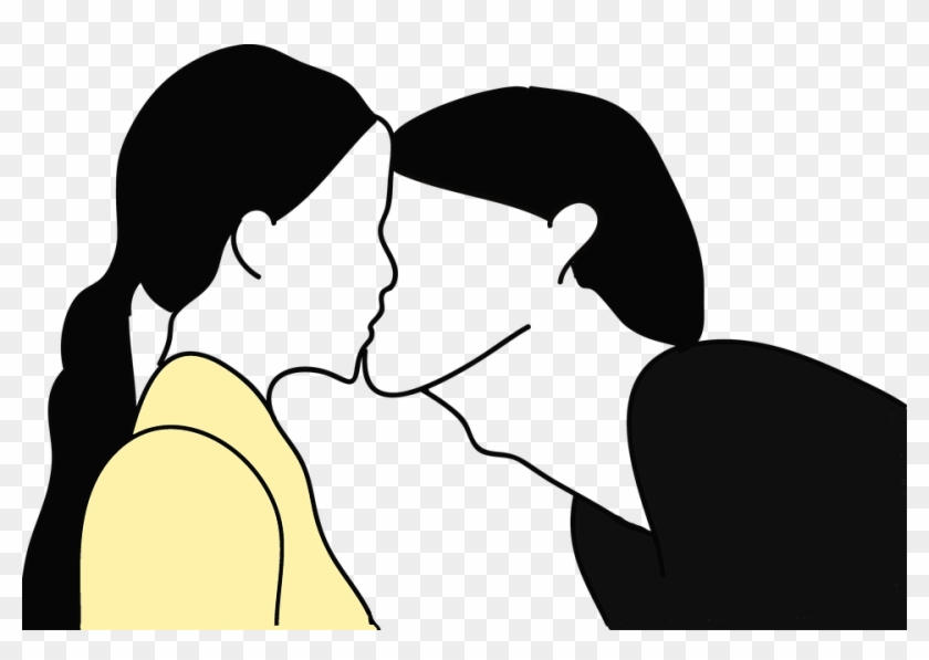 Beso Pareja Png Clipart #3817121