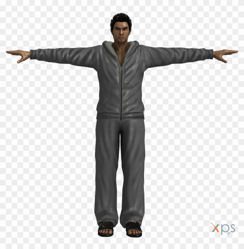 Png - Kazuma Kiryu T Pose Clipart