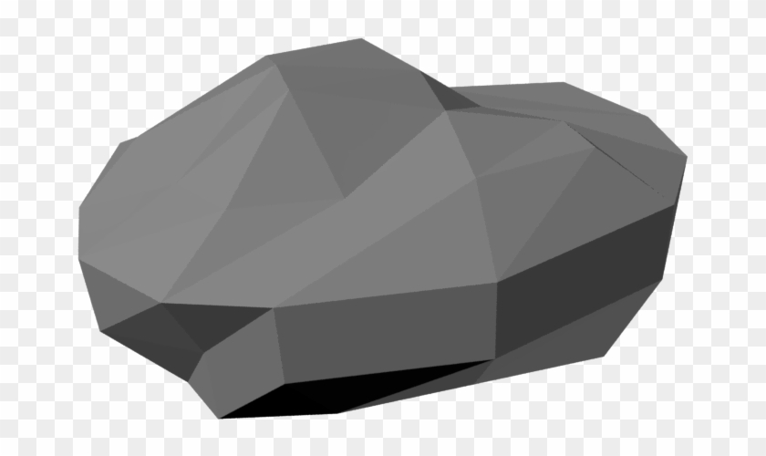 14 - Low Poly Rock Png Clipart #3817377