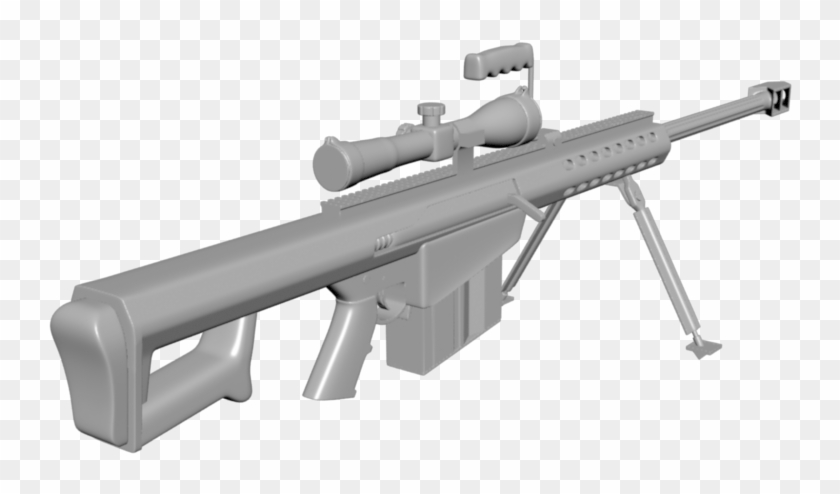 Low Poly Sniper - Sniper Rifle Clipart #3817433
