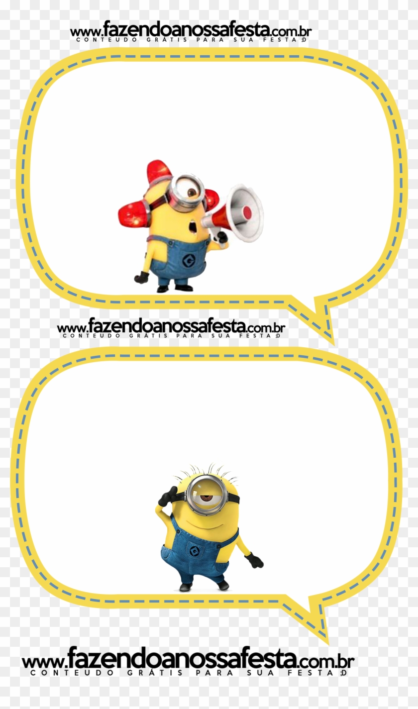 Plaquinhas De Aniversario Dos Minions , Png Download - Minions Clipart