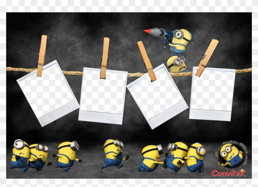 Minions - Toy Story Photo Frame Clipart #3817992