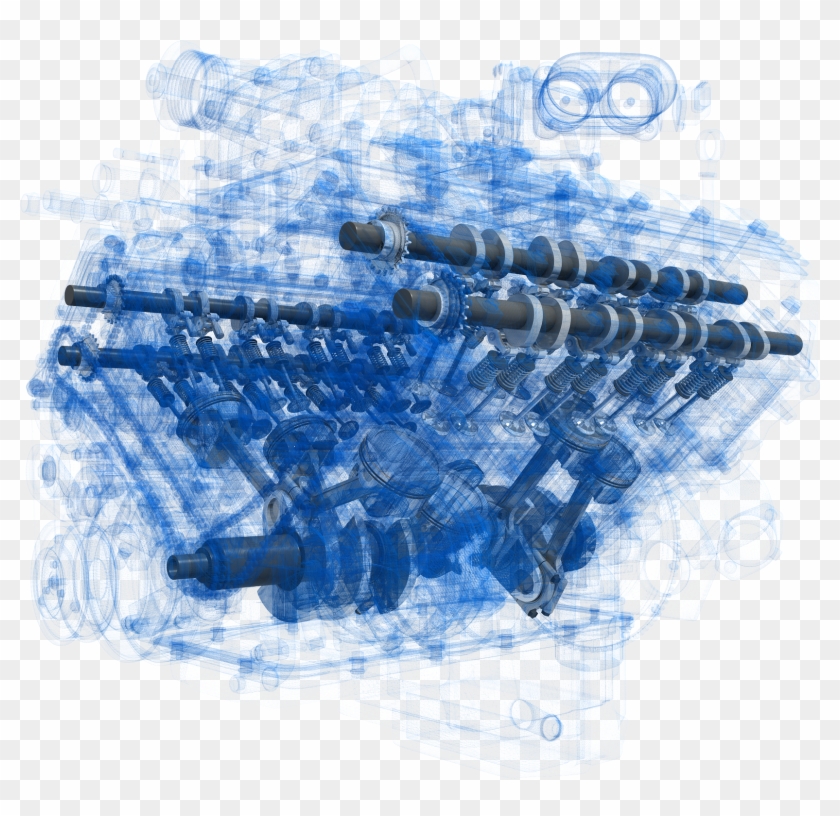 Animated V8 Engine - Watercolor Paint Clipart #3818078