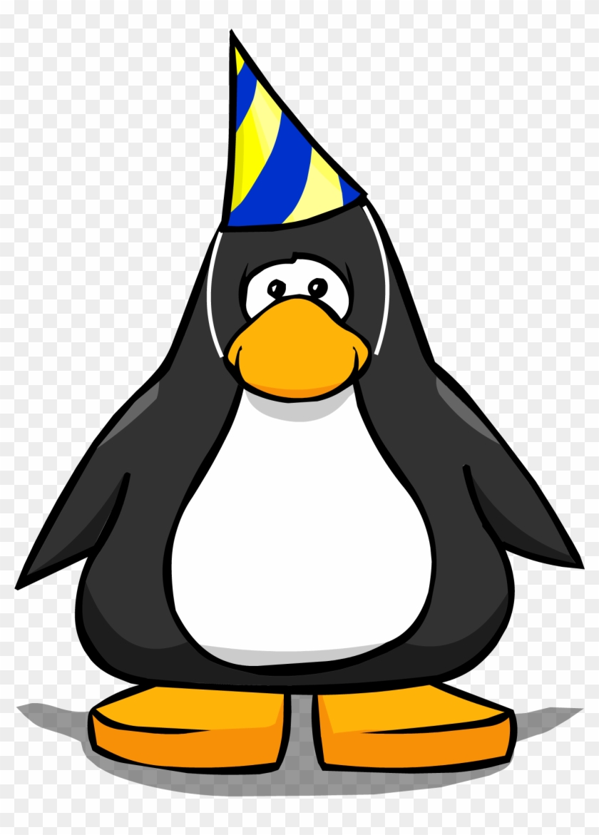 Club Penguin Penguin Png - Penguin With A Hat Clipart #3818114
