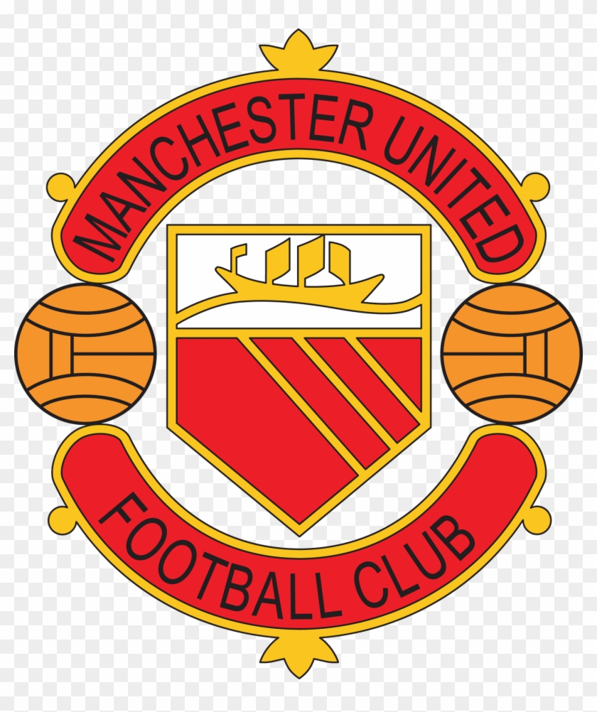 Manchester United Badge 1960s 1973png Wikipedia - Manchester United Old Logo Clipart #3818170