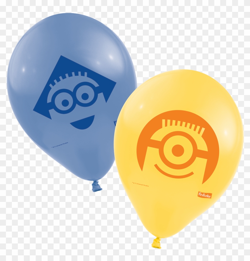 Bola Minions - Balloon Clipart #3818376