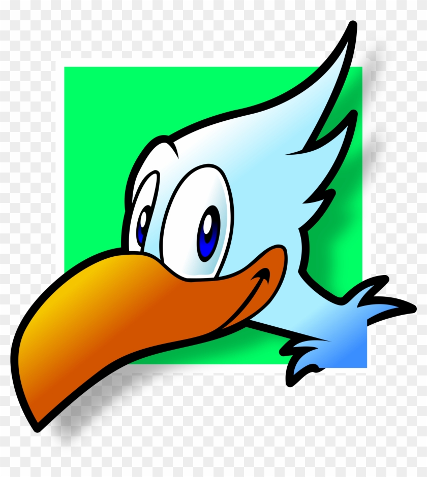 This Free Icons Png Design Of Simple Bird Avatar - Pico De Ave Dibujo Clipart #3818615