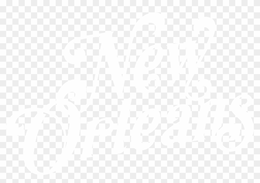 Logo - New Orleans White Png Clipart #3818766
