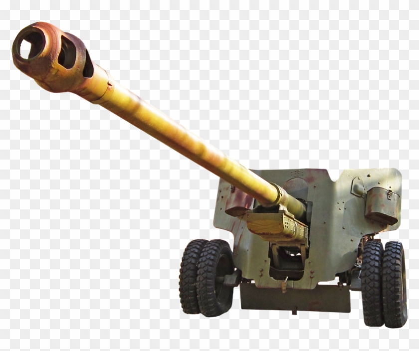 Howitzer Artillery Barrel War Weapons Metal - Artillery Barrel Clipart #3819007