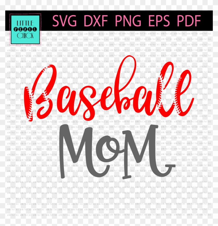 Baseball Mom - Baseball Mom Font Clipart #3819214