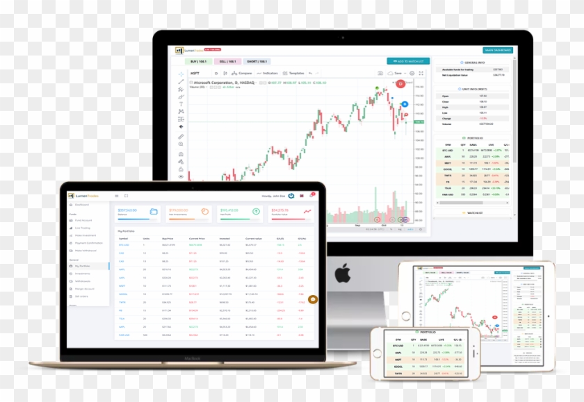 Trading Tools Platforms - Web Design Clipart
