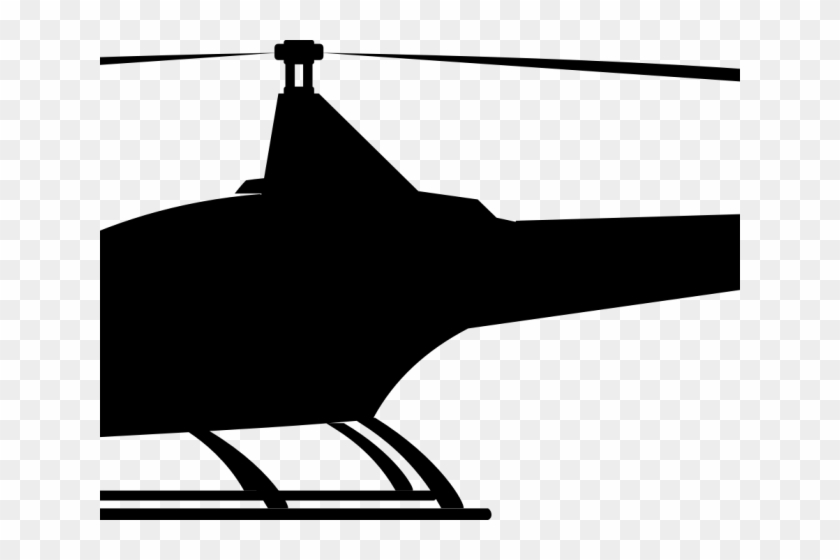 Helicopter Clipart Silhouette - Png Download