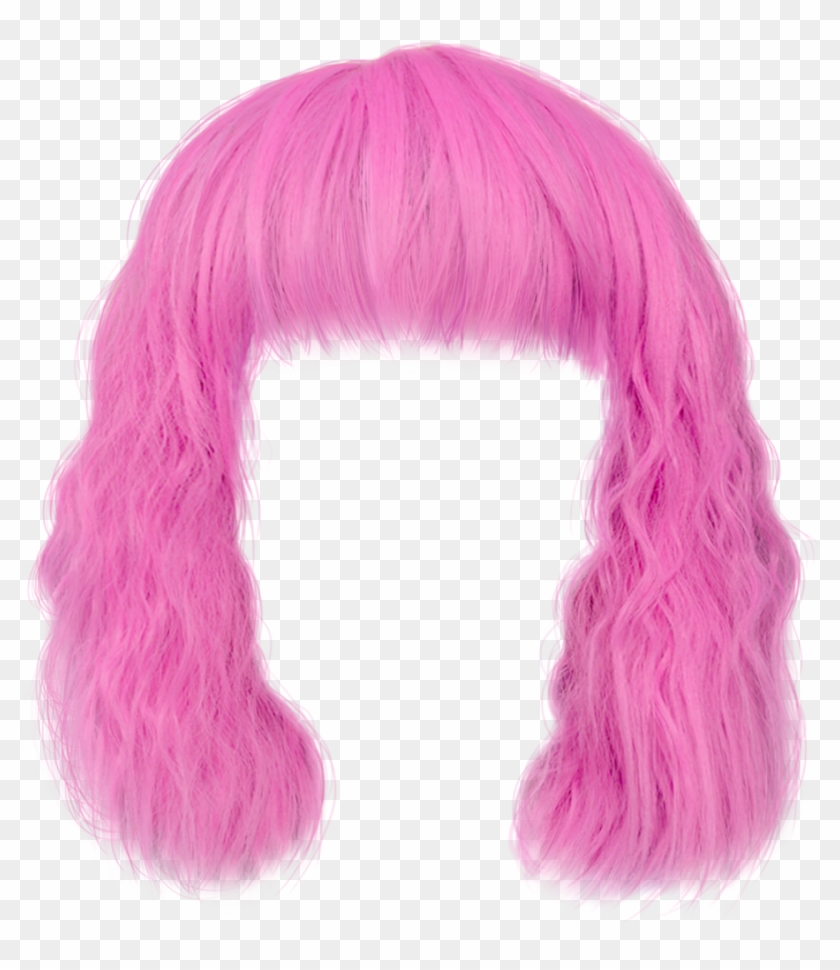 #wig #pinkwig #ftestickers - Pink Hair Png Clipart #3821279