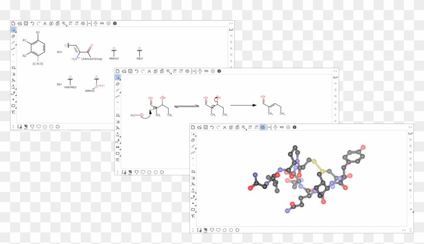 Png Free Library Javascript Drawing Action Reference - Chemaxon Marvin Clipart #3821398